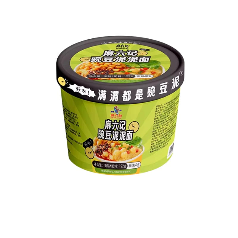 Non-fried pea puree noodles 122g*3 buckets 366 g