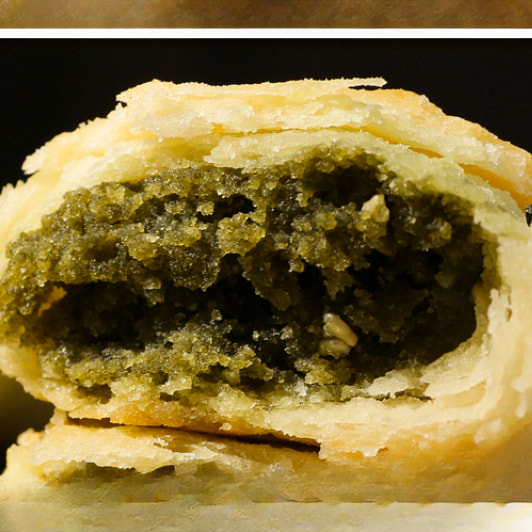 Mooncake with seaweed and nuts, 200g*1 package