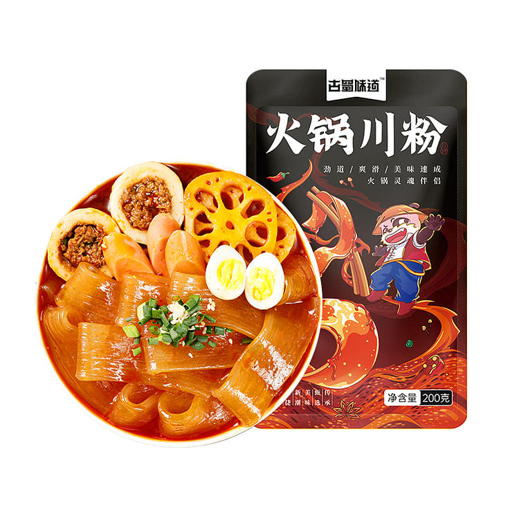 古蜀味道红薯大宽粉条苕粉 200g*1袋装