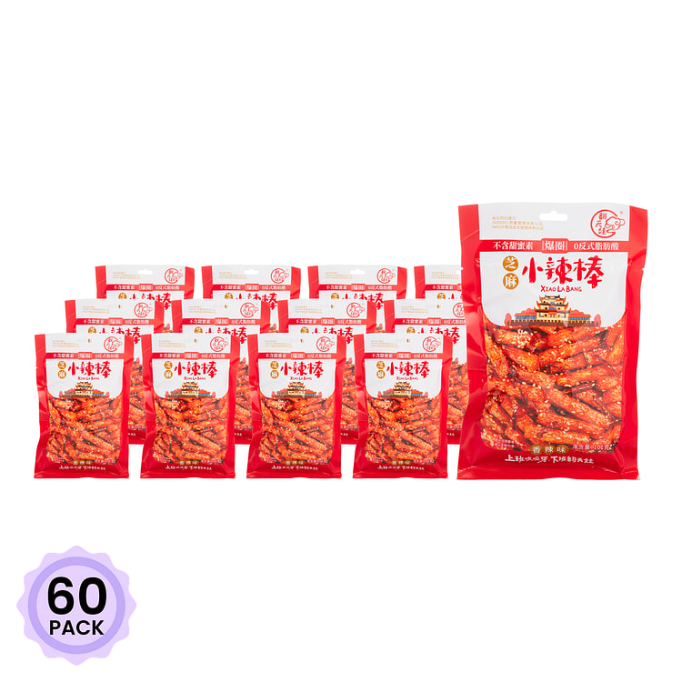 翻天娃 爆圈芝麻小辣棒 香辣味 101 克*60 包