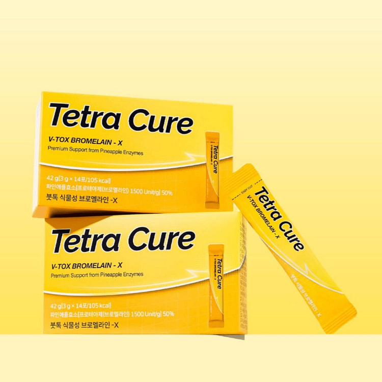 Tetra Cure V-TOX Bromelain-X Pineapple Enzyme 1 pack