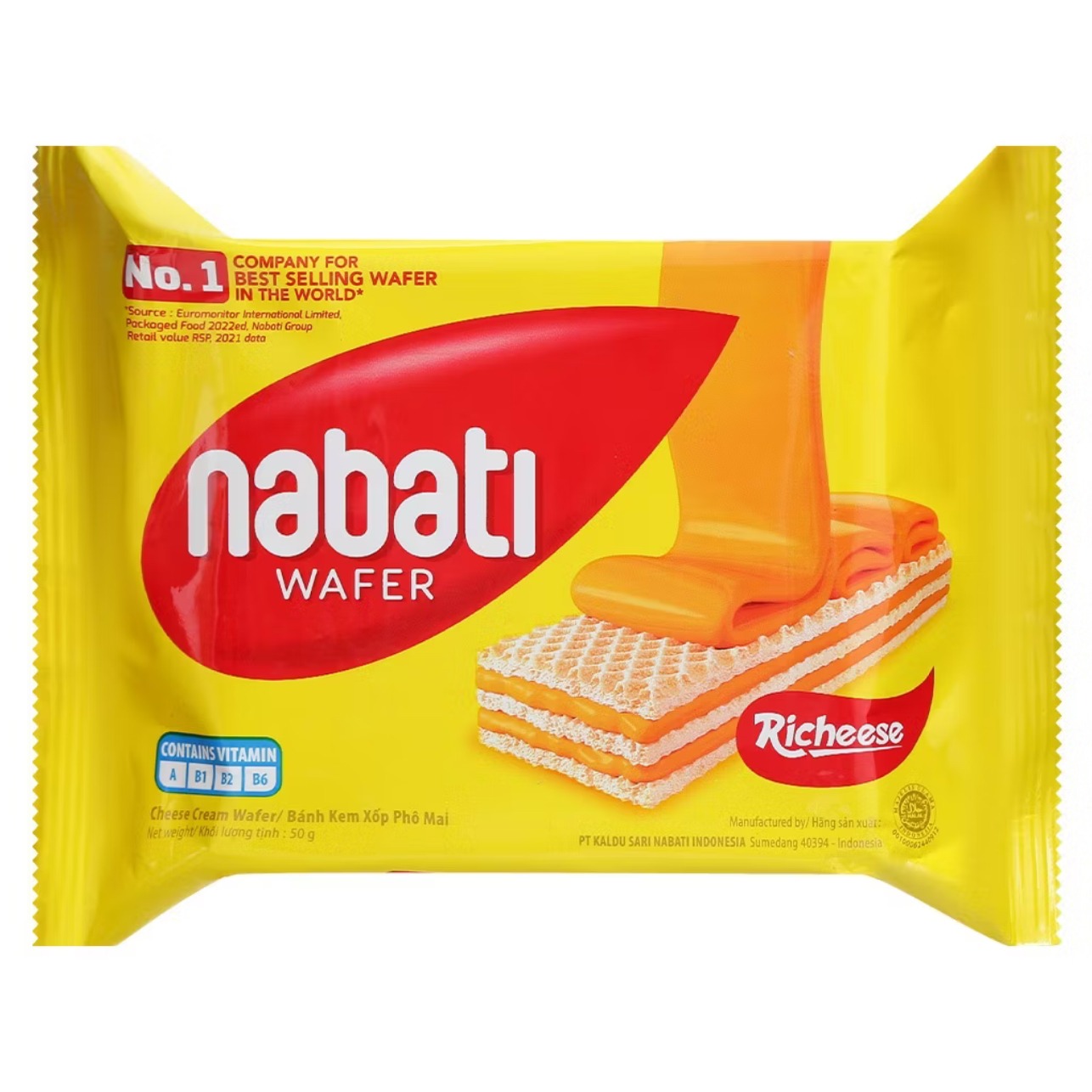 BÁNH QUY PHÔ MAI RICHEESE NABATI THƠM NGON – HƯƠNG VỊ NGON TUYỆT TỪ INDONESIA 1 phần
