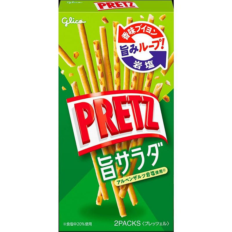 Glico Pretz Salad Flavour Crispy Sticks 64g 1 each