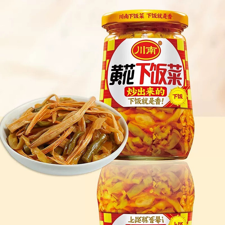 Yellow flowers under the food