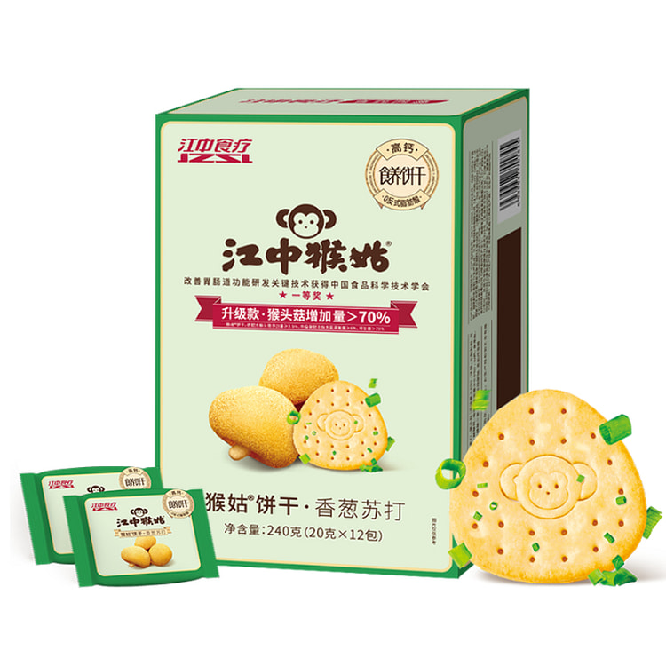 Mushroom Chive Cookies 240g*1 Box 240 g
