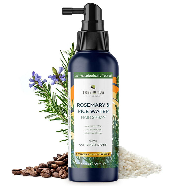 Tree To Tub Rosemary & Rice Water Scalp Spray 1 each