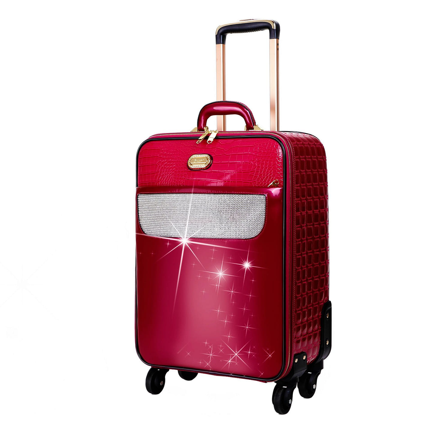 Sleek and Steady Light Weight Spinner Luggage [KGL8899-RS] 1 each