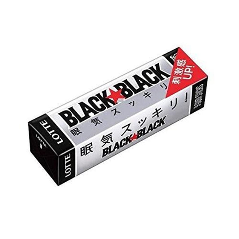 LOTTE Black Black Gum 9 pieces 1 each
