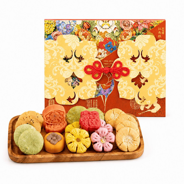 Zhiweiguan Traditional Pastry Mooncake Gift Box 522 g