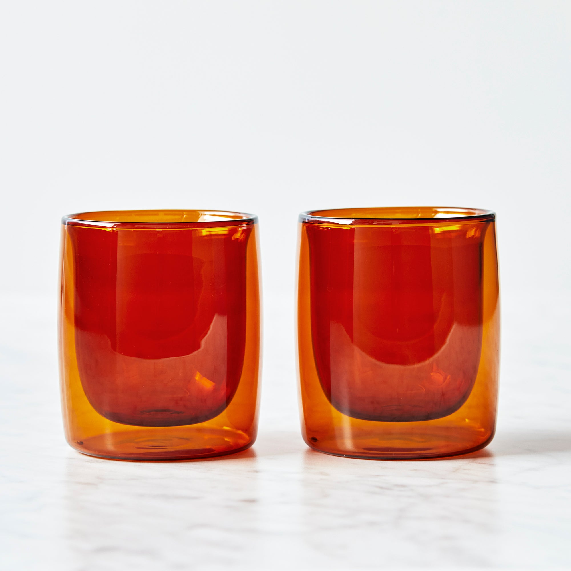 ZWILLING Sorrento 2-pc Double-Wall Tumbler Glass Set 2-pc / Amber 1 each