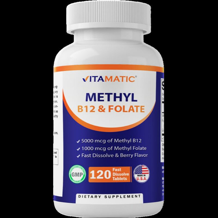 Methyl Folate & Pyridoxal 5 Phosphate 120Tablets