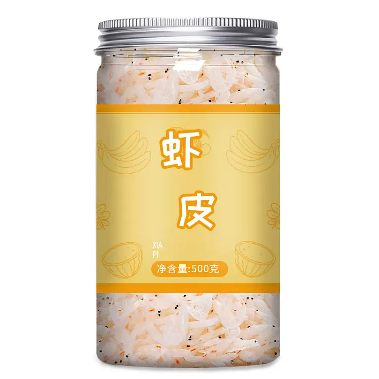 Seasoning large can shrimp skin 500g 1 barrel