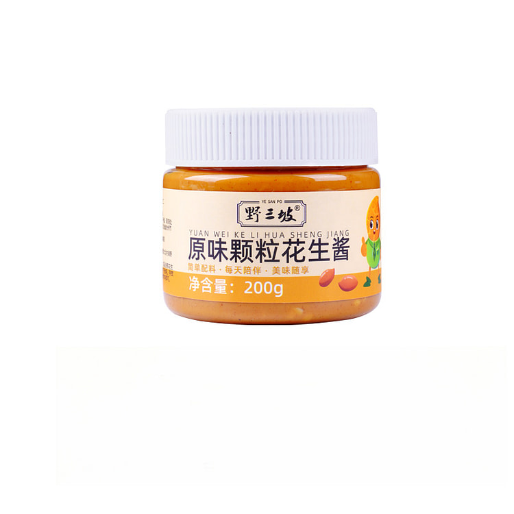 野三坡 原味花生酱200g*1瓶
