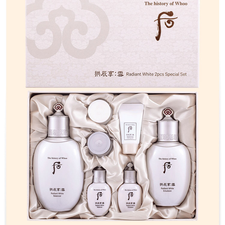 WHOO后拱辰享雪美白两件套水乳套礼盒淡化斑点提亮 1 份