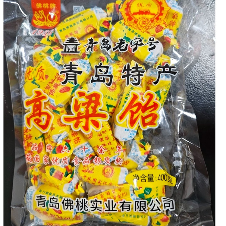 Fortune Peach Brand Sorghum Candy Soft Candy 400g 400 g