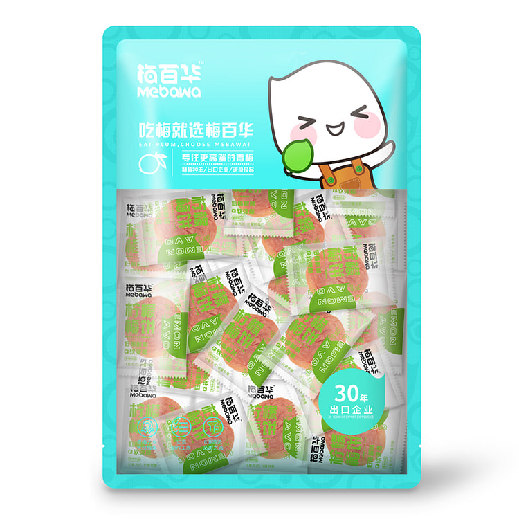 Meibaihua Green Plum, Dried Preserved Fruit, Lemon Plum Cake 300g * 1 bag