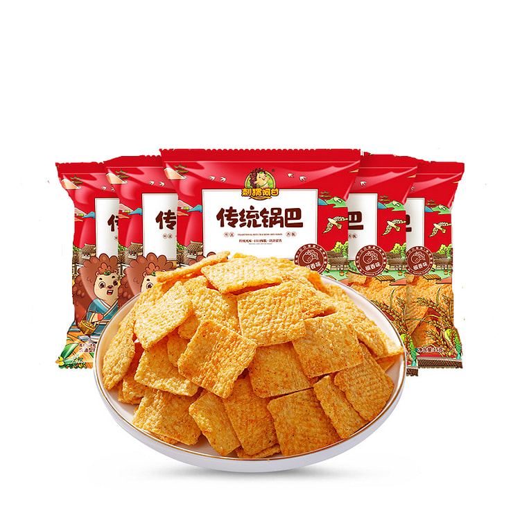 刺猬阿甘传统锅巴椒香味怀旧追剧解馋小零食休闲食品小吃 15g*5包
