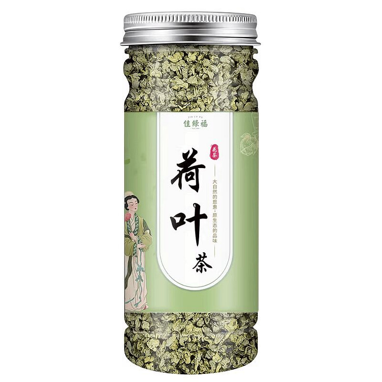 荷叶茶正品干荷叶片散装荷花茶100克1罐 100 克