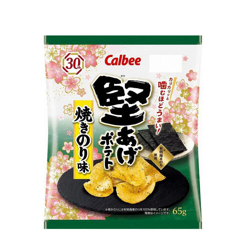 Calbee 卡乐比 堅烤薯片 烧海苔味 65g 65 克