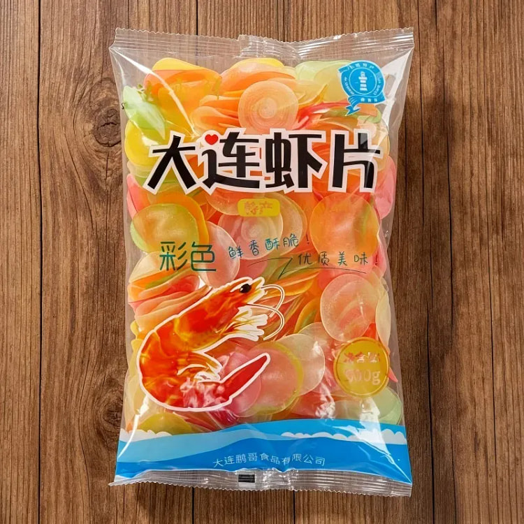 Dalian Fresh Dalian Colored Shrimp Chips 500g 500 g