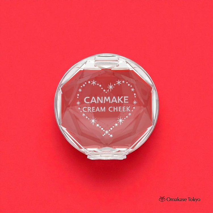 Canmake 奶油腮红 01 透明红心