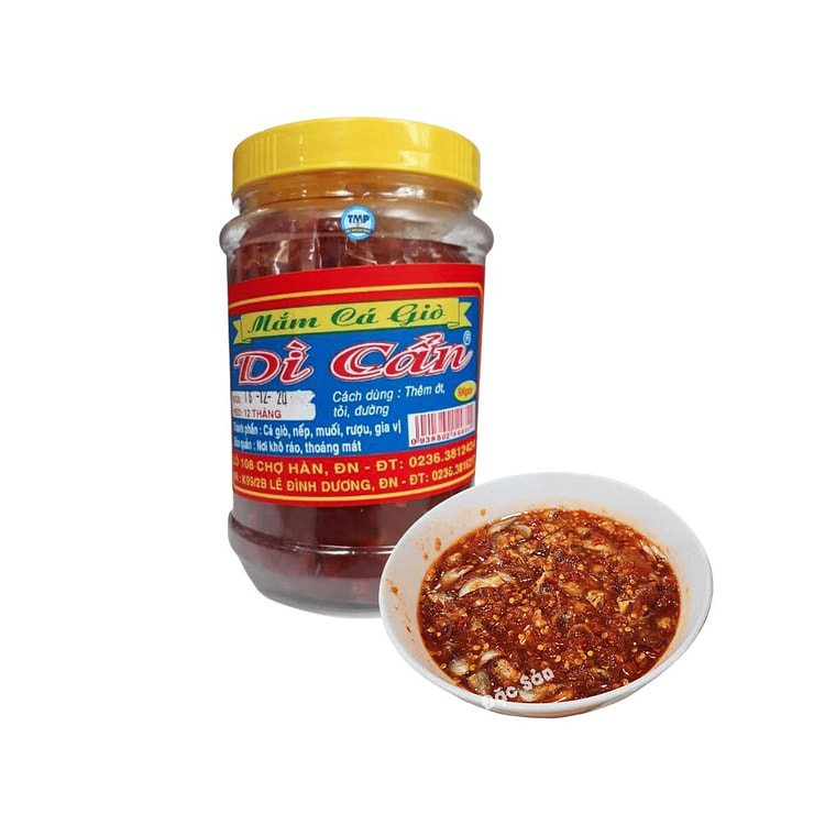 [Dì Cẩn] Mắm cá giò 500g 1 cái