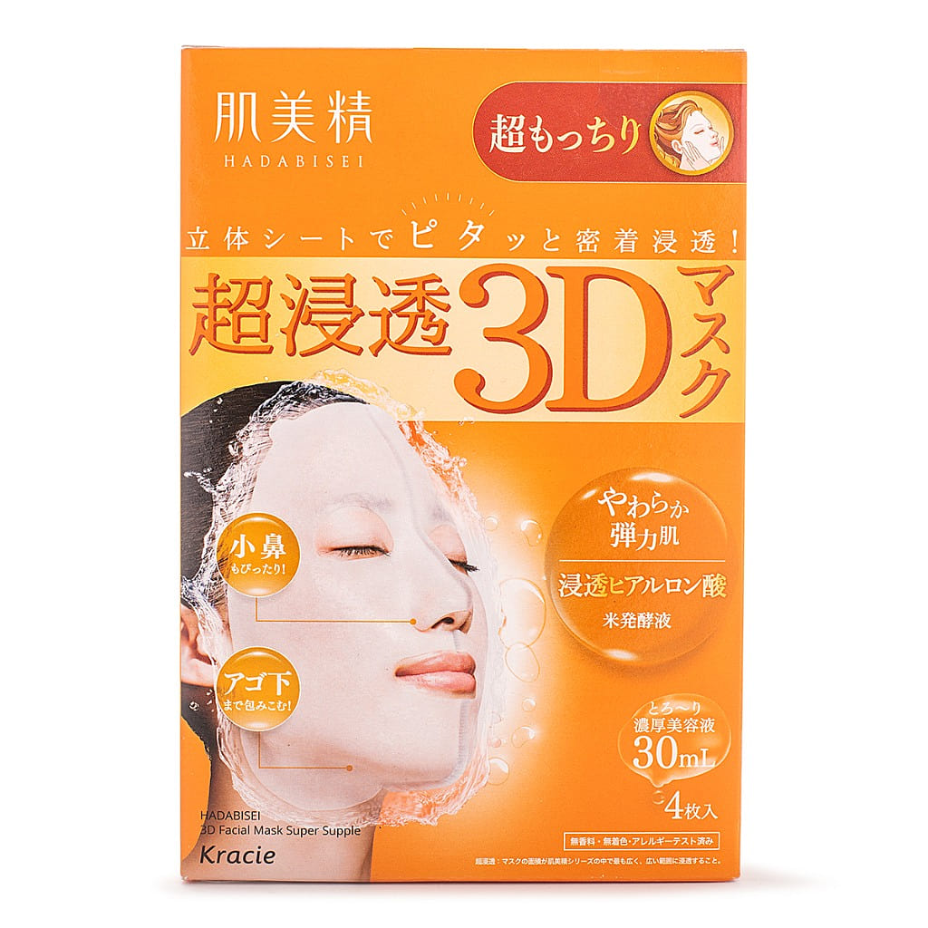 肌美精 超浸透3Dマスク 超もっちり 4枚入 1 箱