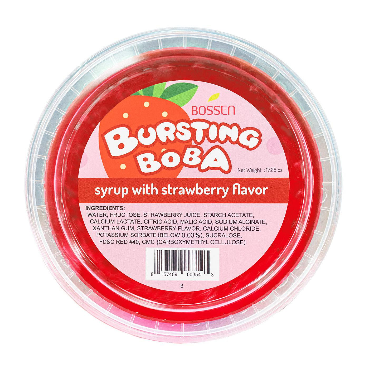 Strawberry Bursting Boba Mini 490 g