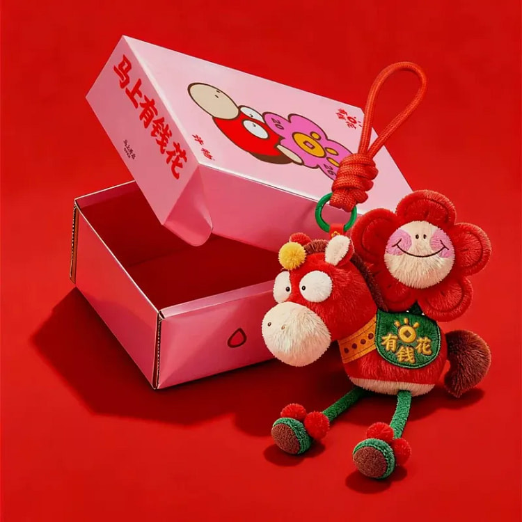 马上有钱花马年车内挂饰1个 100 克