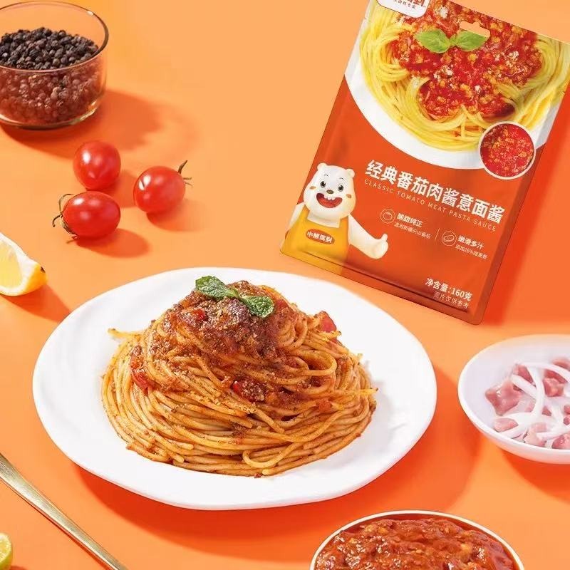Pasta sauce, spaghetti tomato sauce package - Weee!