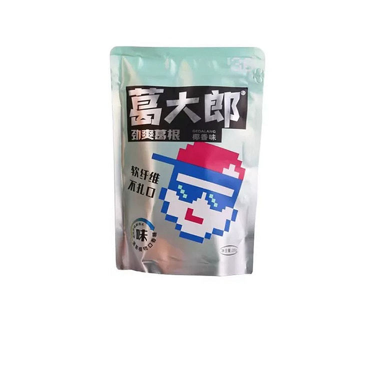 葛大郎口嚼葛根块植物口香糖椰香味20g*1 20 克