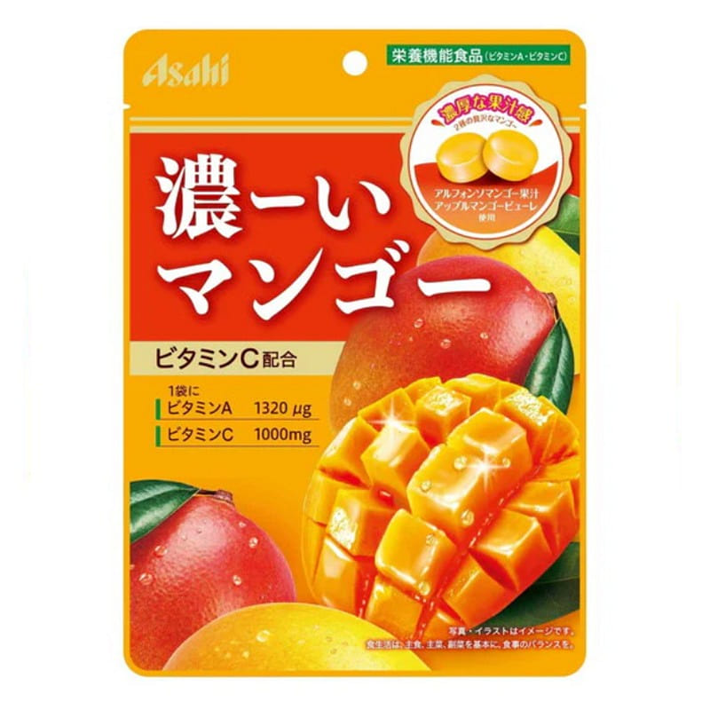 ASAHI Concentrated Mango Throat Fruit Candy 80g 1 each