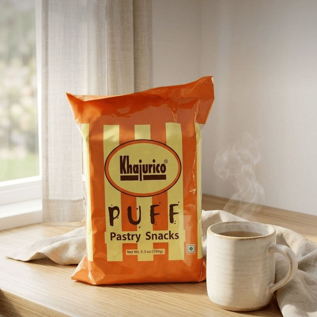 Khajurico Puff Pastry Snacks 4 pack