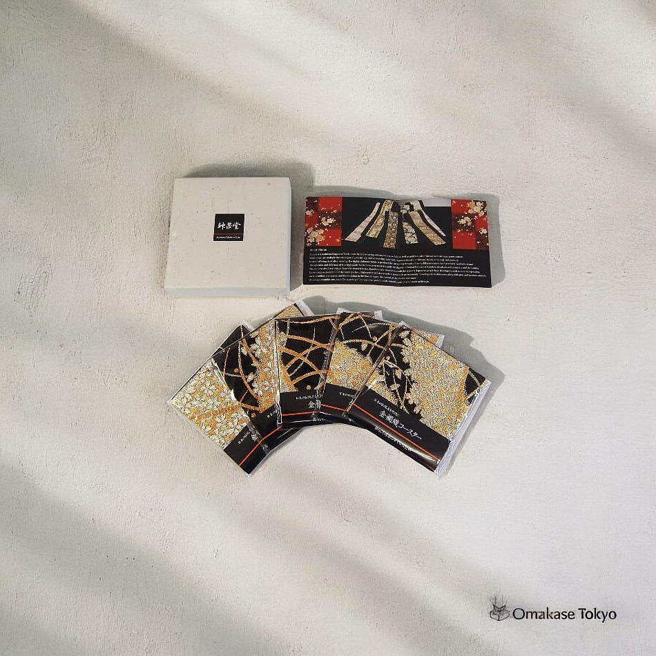 Japanese Kimono-Style Coaster Set-Elegant 160 g