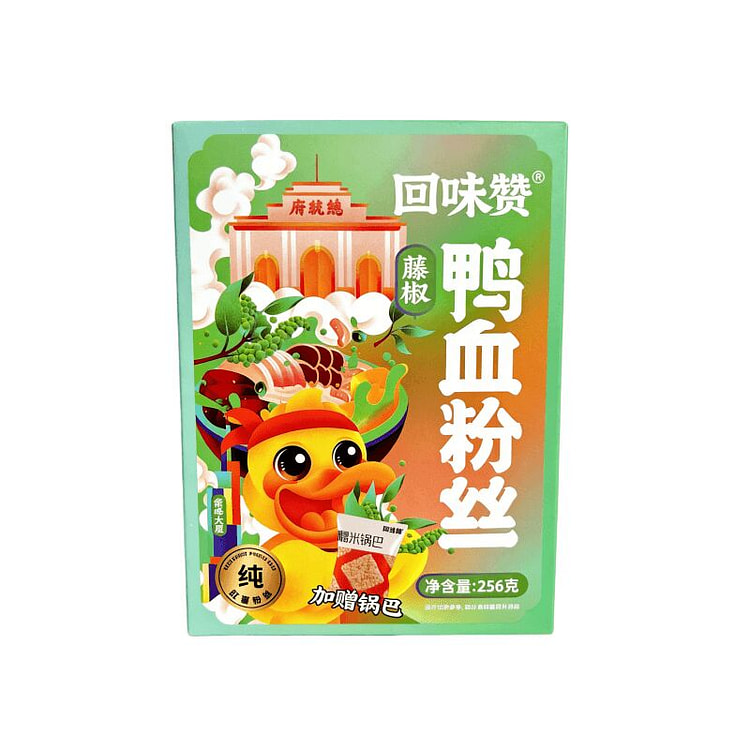 回味赞藤椒鸭血粉丝汤 256g*1 盒 256 克