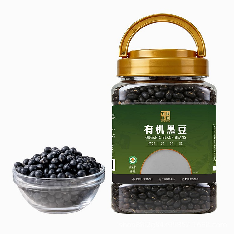 Organic Black Soybeans 900g 1 can