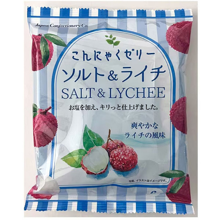 JCC Salt & Lychee Konjac Jelly, 16g x 6 1 each