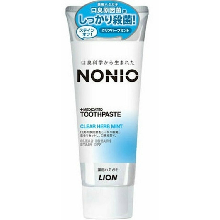 LION NONIO Toothpaste (Clear Herb Mint) 130 g