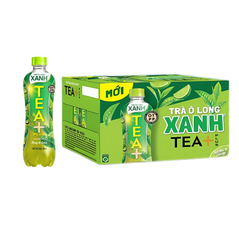 Tea+ Plus Green Oolong Tea 24 Bottle 1 each