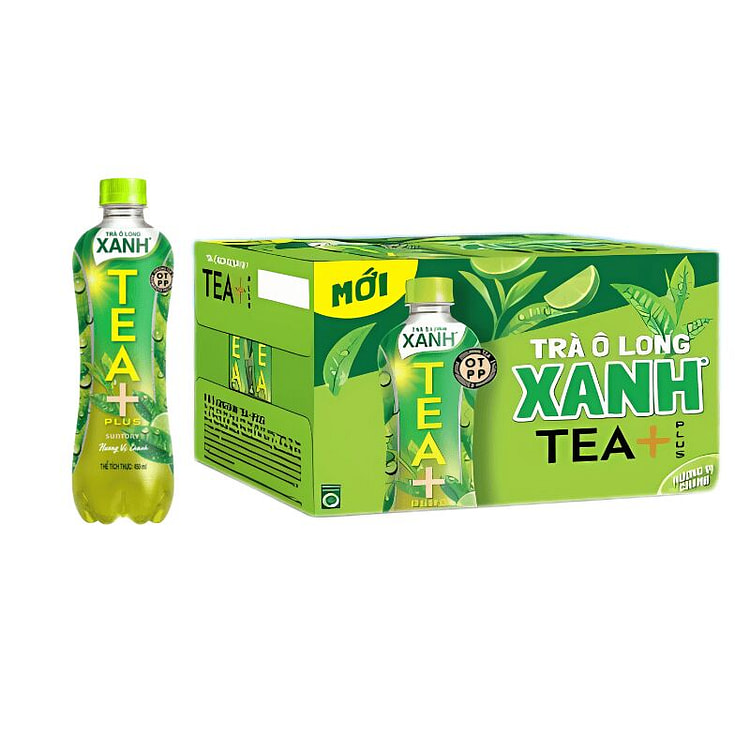 Tea+ Plus Green Oolong Tea 24 Bottle