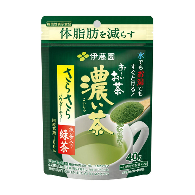 伊藤园 浓郁浓茶绿茶 40g 1 份