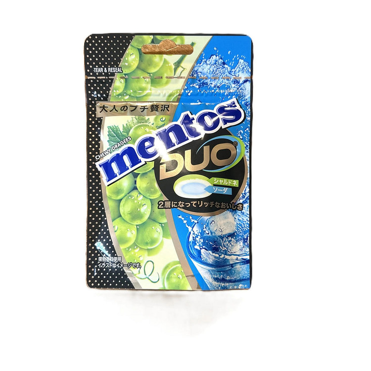 Mentos Duo Muscat Grape & Soda Chewy Candy (Japan) 1 each