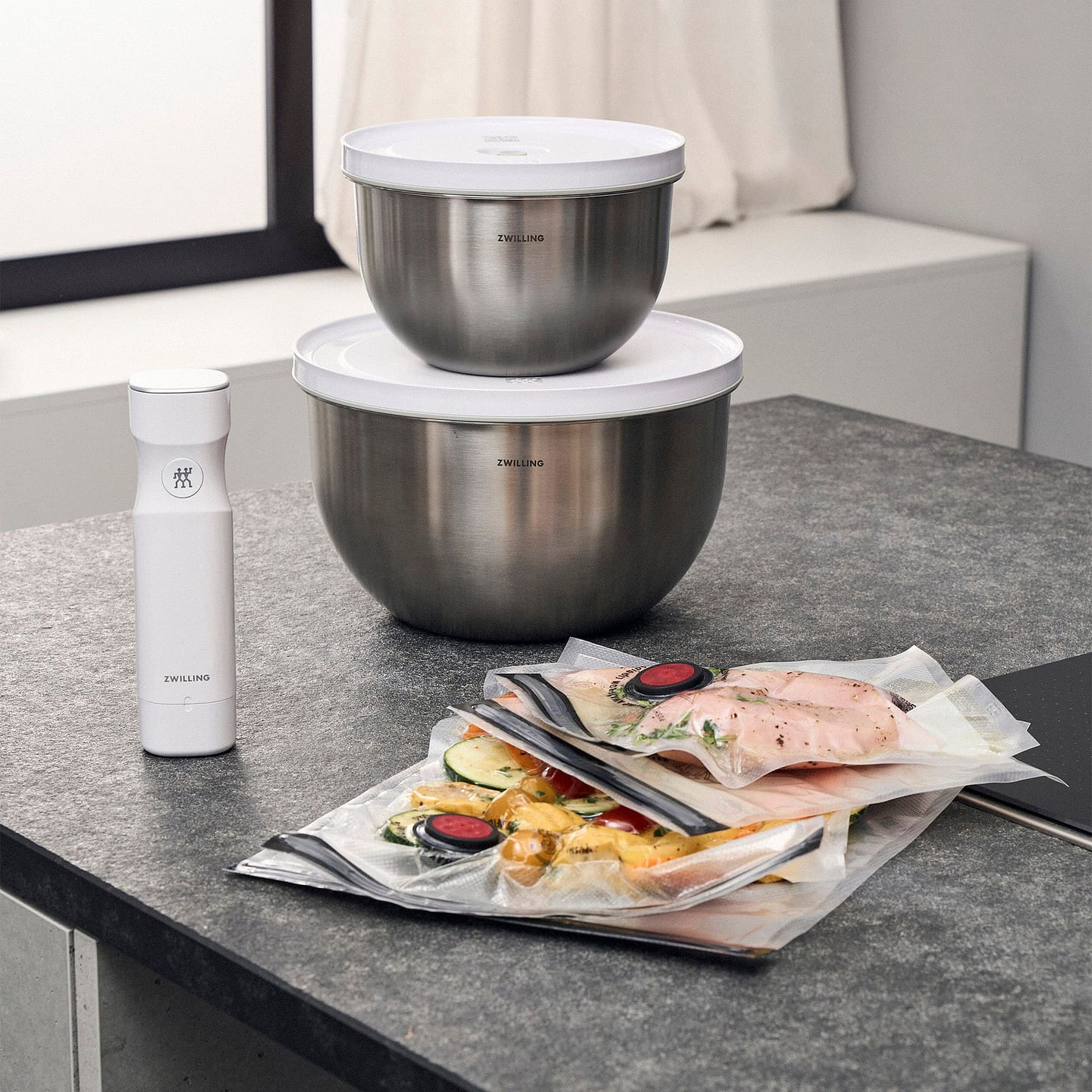 ZWILLING Fresh & Save Stainless Steel Vacuum Bowl 1 개