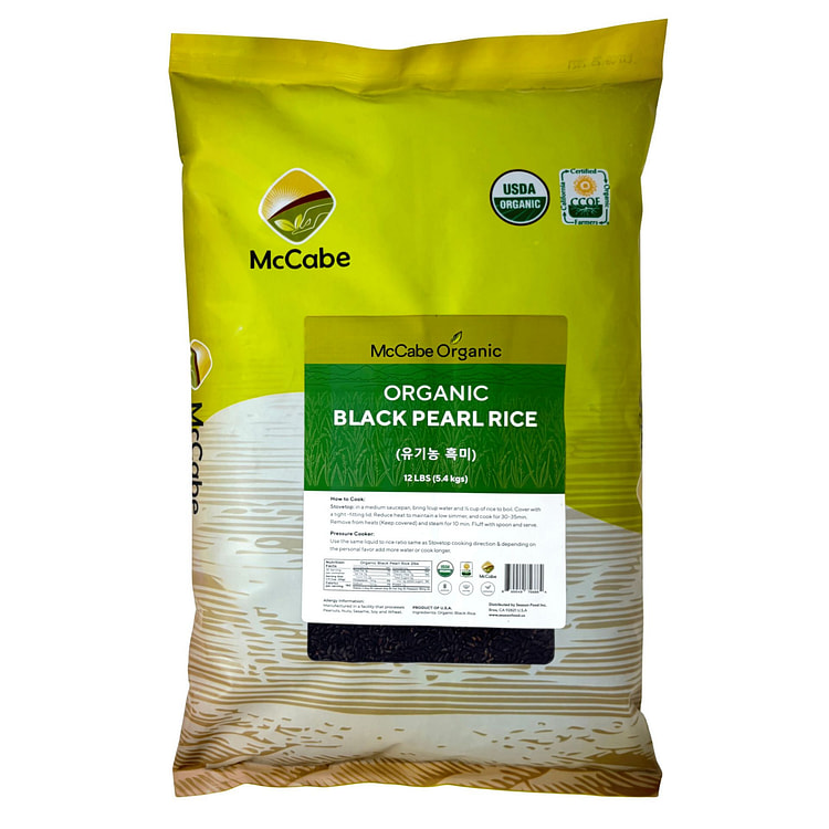 McCabe Organic Black Pearl Rice, 12lbs