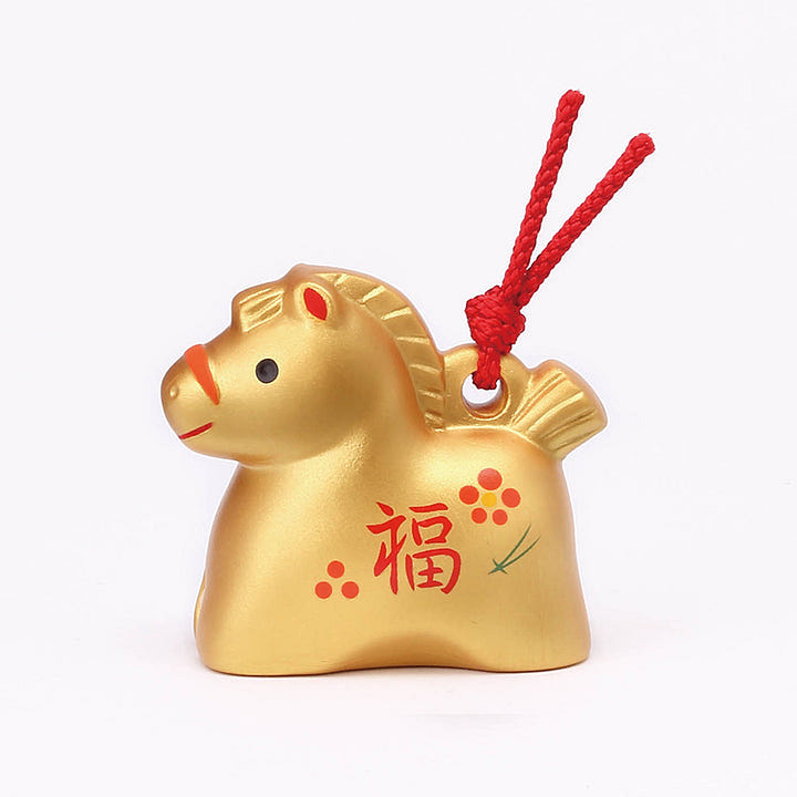 药师窑 彩耀招福 马年摆件 金福 土铃 1 份