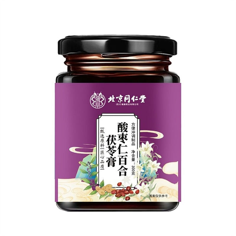 Sour jujube seed paste, lily and poria paste, cont 300 g