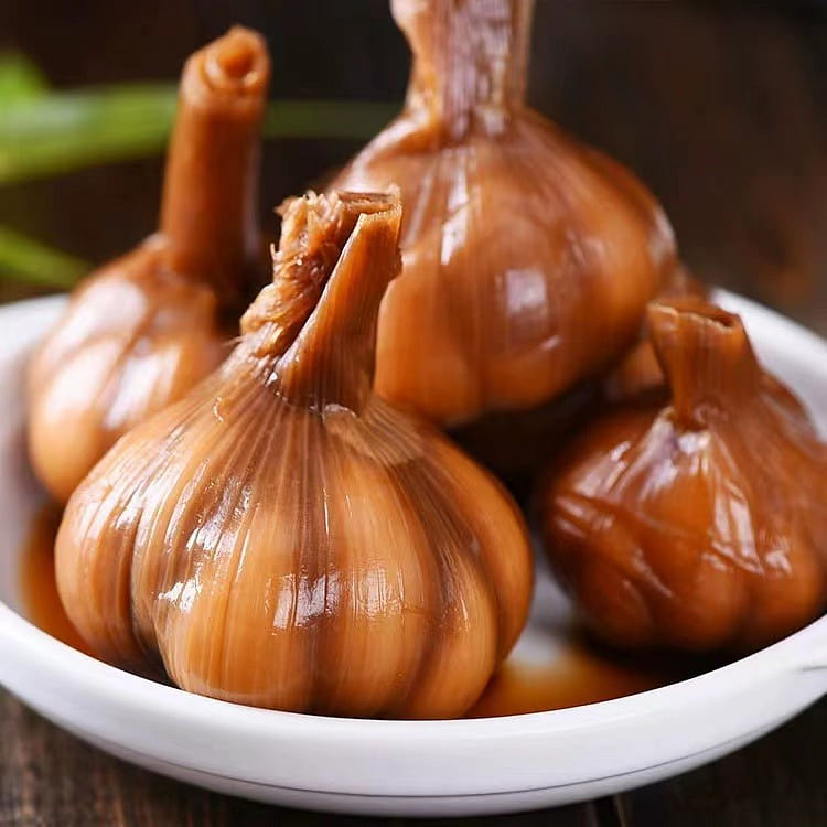 Ningbo Sweet and Sour Garlic, Fresh Pickled Sugar Garlic,Pickles,Hot pot partner 200 g