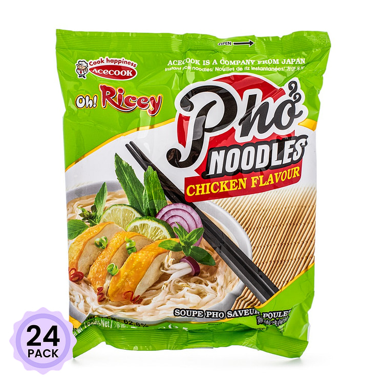 Acecook Oh! Ricey 鸡肉味河粉 2.5 盎司*24 包