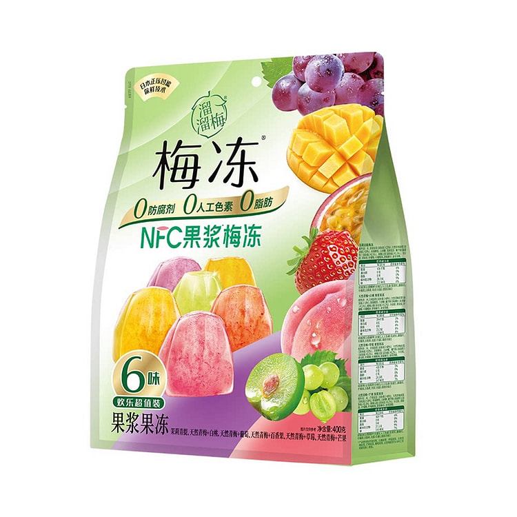 溜溜梅 6味梅冻果冻分享装 1袋 400 克