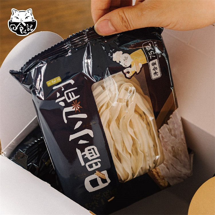 日食记日晒小刀削450g6份装刀削面油泼面宽面